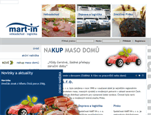 Tablet Screenshot of mart-in.cz